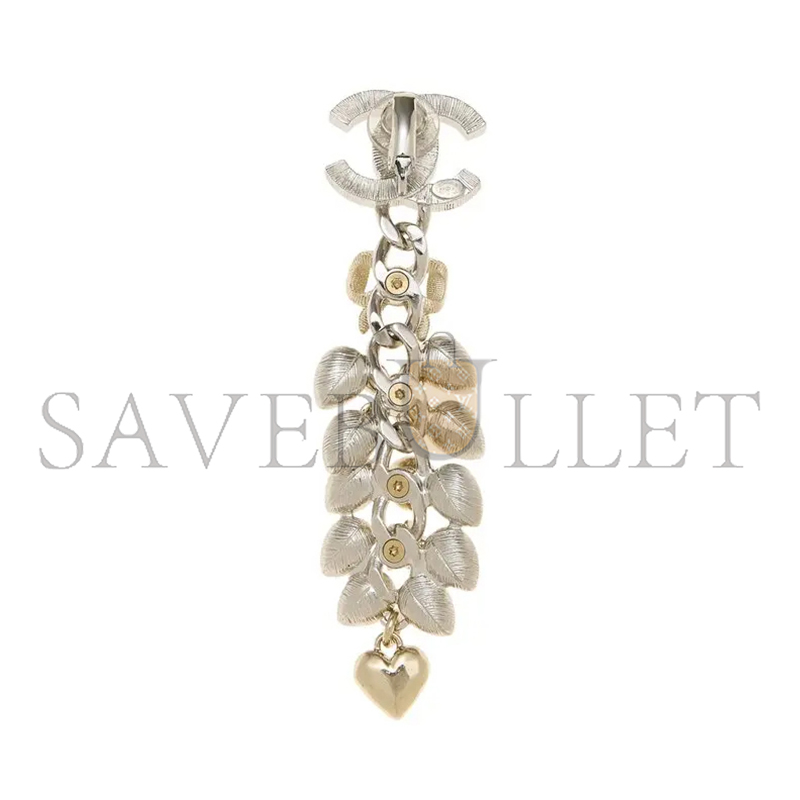 Ch**el crystal and pearl dangle earrings abe454